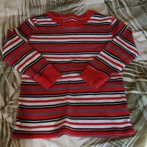 🍭Boys 4T striped thermal l/s shirt